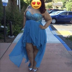 2xl Turquoise formal dress
